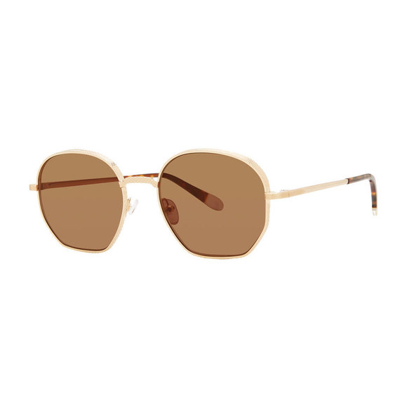Original Penguin The-Bopper Sunglasses Sun Glasses Gold Authentic New 52mm Men - Picture 1 of 1